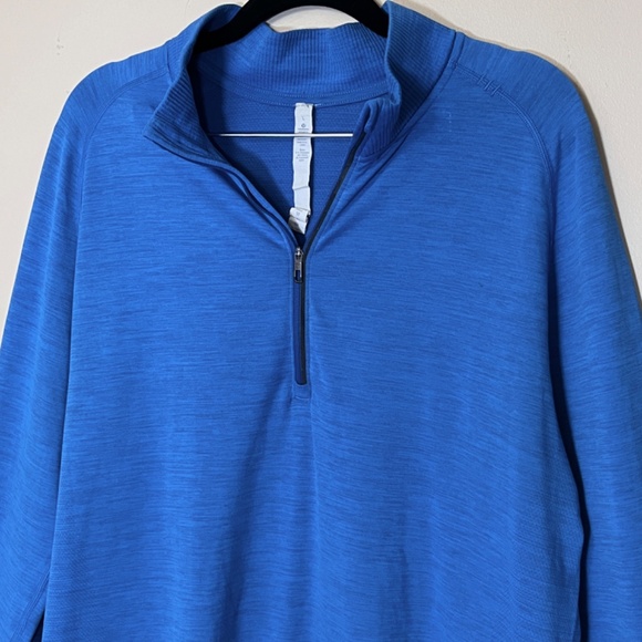 Lululemon Metal Vent Tech Quater Zip Long Sleeve Pullover Shirt - Men's Size L - Picture 3 of 12